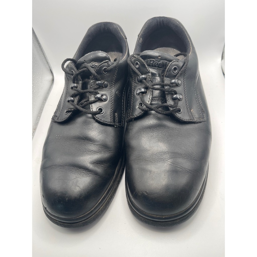 Red Wing Mens Black Leather Oxford Work Shoes Oil Resistant Lace Up Low Top  S14